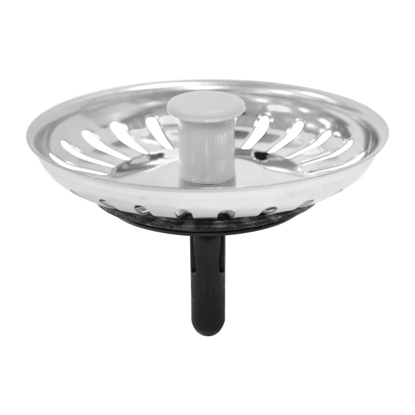 Tapa de válvula Tramontina Económica para piletas y cubas de 4 1/2″ de acero inoxidable y polipropileno