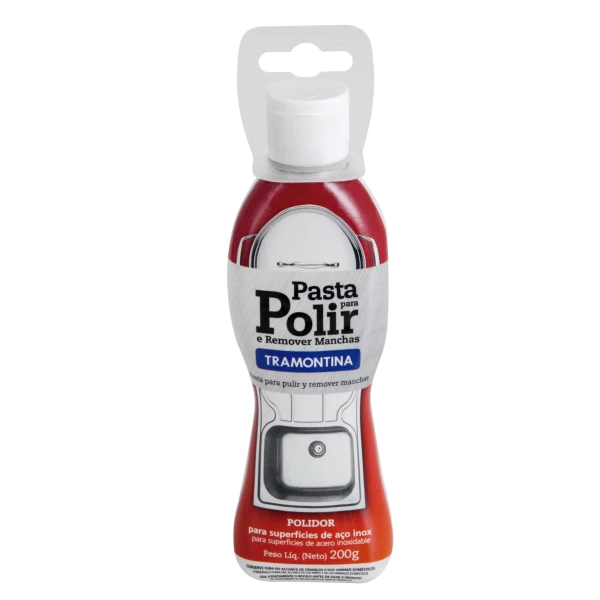 Pasta para pulir y remover manchas del acero inoxidable Tramontina 200 g.